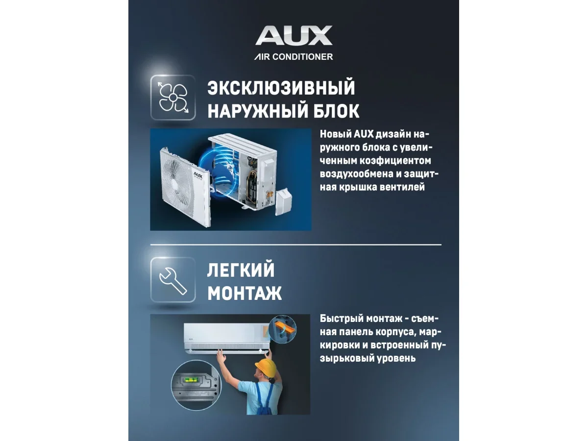 Настенный кондиционер AUX ASW-H18A4/BA-R2DI