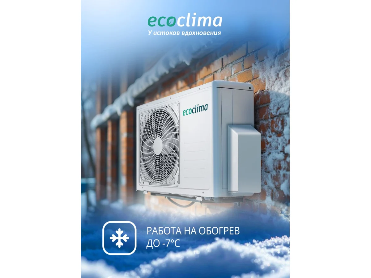 Настенный кондиционер ECOCLIMA ECW-HE12/BB-4R2 / EC-HE12/B-4R2
