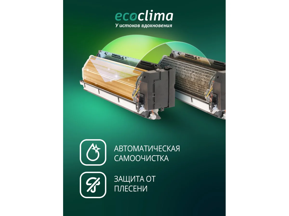 Настенный кондиционер ECOCLIMA ECW-HE12/BB-4R2 / EC-HE12/B-4R2